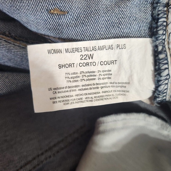 Gloria Vanderbilt Amanda Jean Plus Size 22W Short Petite Tapered Leg Stretch NWT - Picture 11 of 16